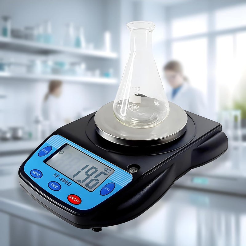 Eosphorus Science Digital Scale Electronic Lab Balance Precision 0.01g Accuracy Laboratory Scientific Weighing Device for Education Chemistry and Jewelry – Carats, Ounces and Grams - Image 2